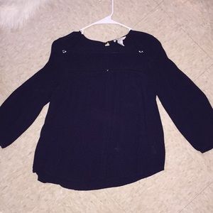 navy blue blouse